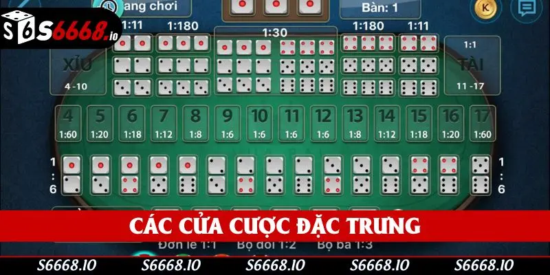 Những hình thức cược phổ biến và nổi bật nhất trong tài xỉu